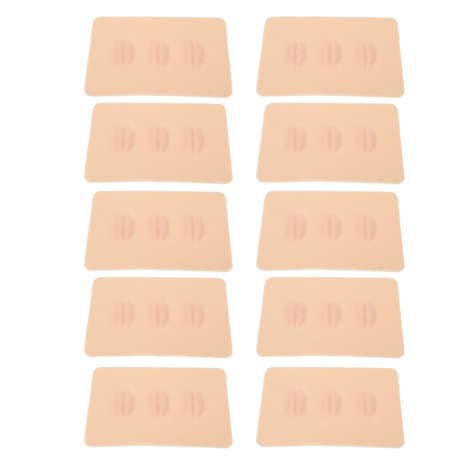 10pcs 3D Lip Tattoo Practice Skin Soft Silicone Makeup Microblading Practice Skin for Artist Novice
10pcs 3D Lip Tattoo Practice Skin Soft Silicone Makeup Microblading Practice Skin for Artist Novice
