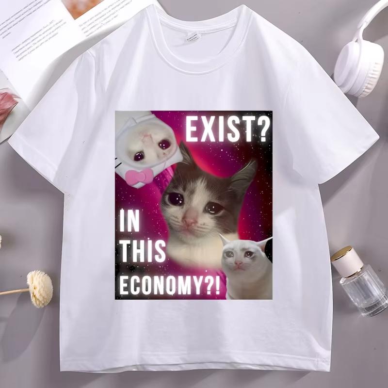 Cat Meme T Shirt Sad Cat Crying T-shirt Humor Cotton Short Sleeve Round Neck Tshirt Streetwear Loose Breathable O Neck Tops 5XL різнокольоровий
Cat Meme T Shirt Sad Cat Crying T-shirt Humor Cotton Short Sleeve Round Neck Tshirt Streetwear Loose Breathable O Neck Tops 5XL різнокольоровий