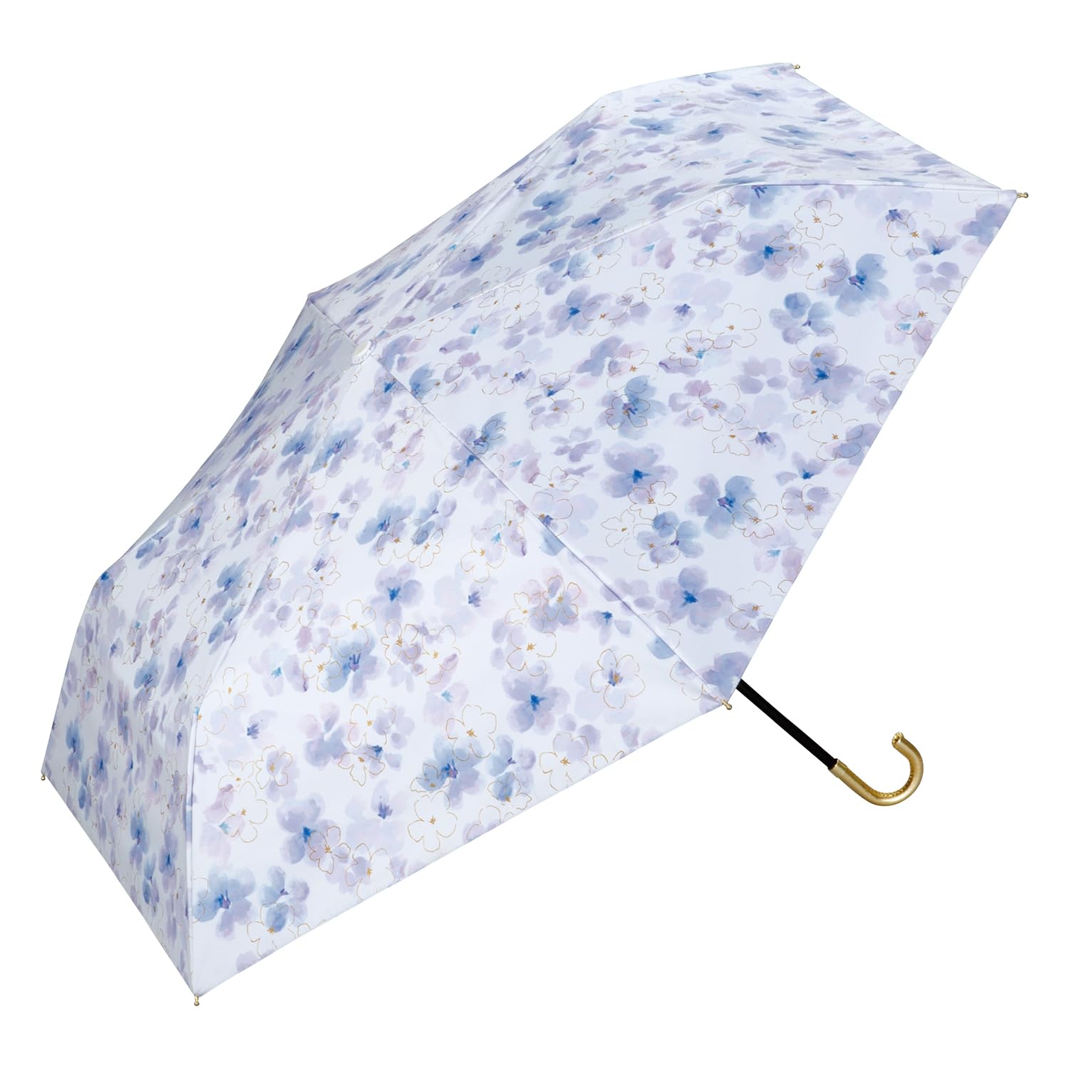 Parasol Folding Umbrella Blackout Oxalis Mini Blue light blocking UV cut for both sunny and rainy Main rib 50cm Floral pattern Gradation Feminine синій
Parasol Folding Umbrella Blackout Oxalis Mini Blue light blocking UV cut for both sunny and rainy Main rib 50cm Floral pattern Gradation Feminine синій