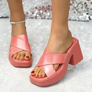 Korean Style High-heeled Sandals Female Fashion Lightweight Square Heel Shoes Large Size Comfort Thick Bottom Flip Flops 42 бордовий
Korean Style High-heeled Sandals Female Fashion Lightweight Square Heel Shoes Large Size Comfort Thick Bottom Flip Flops 42 бордовий