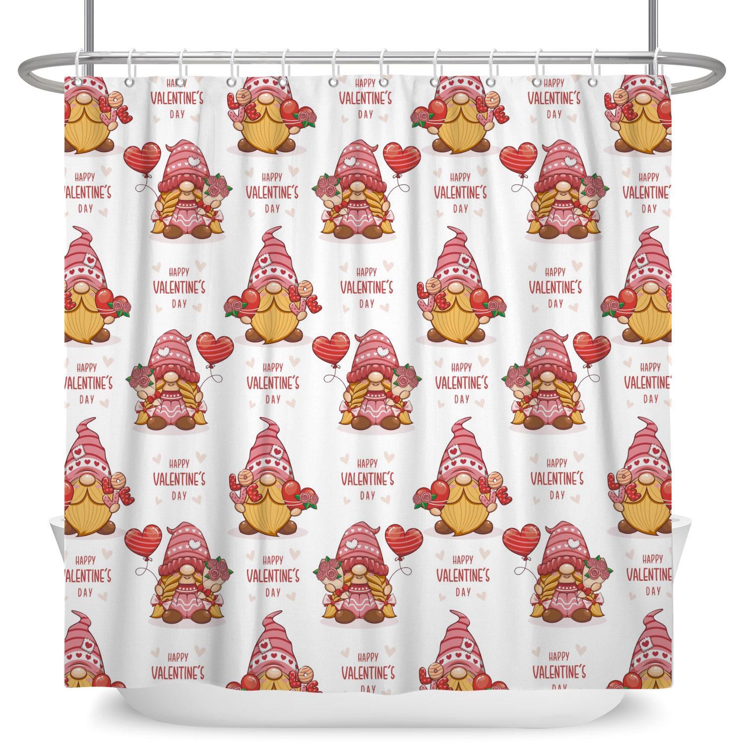 Happy Valentine S Day Shower Curtain Red Pink Love Polyester Fabric Bathroom Bath Curtains Waterproof Bathtub Screen W60H190(CM)-1 Pcs
Happy Valentine S Day Shower Curtain Red Pink Love Polyester Fabric Bathroom Bath Curtains Waterproof Bathtub Screen W60H190(CM)-1 Pcs