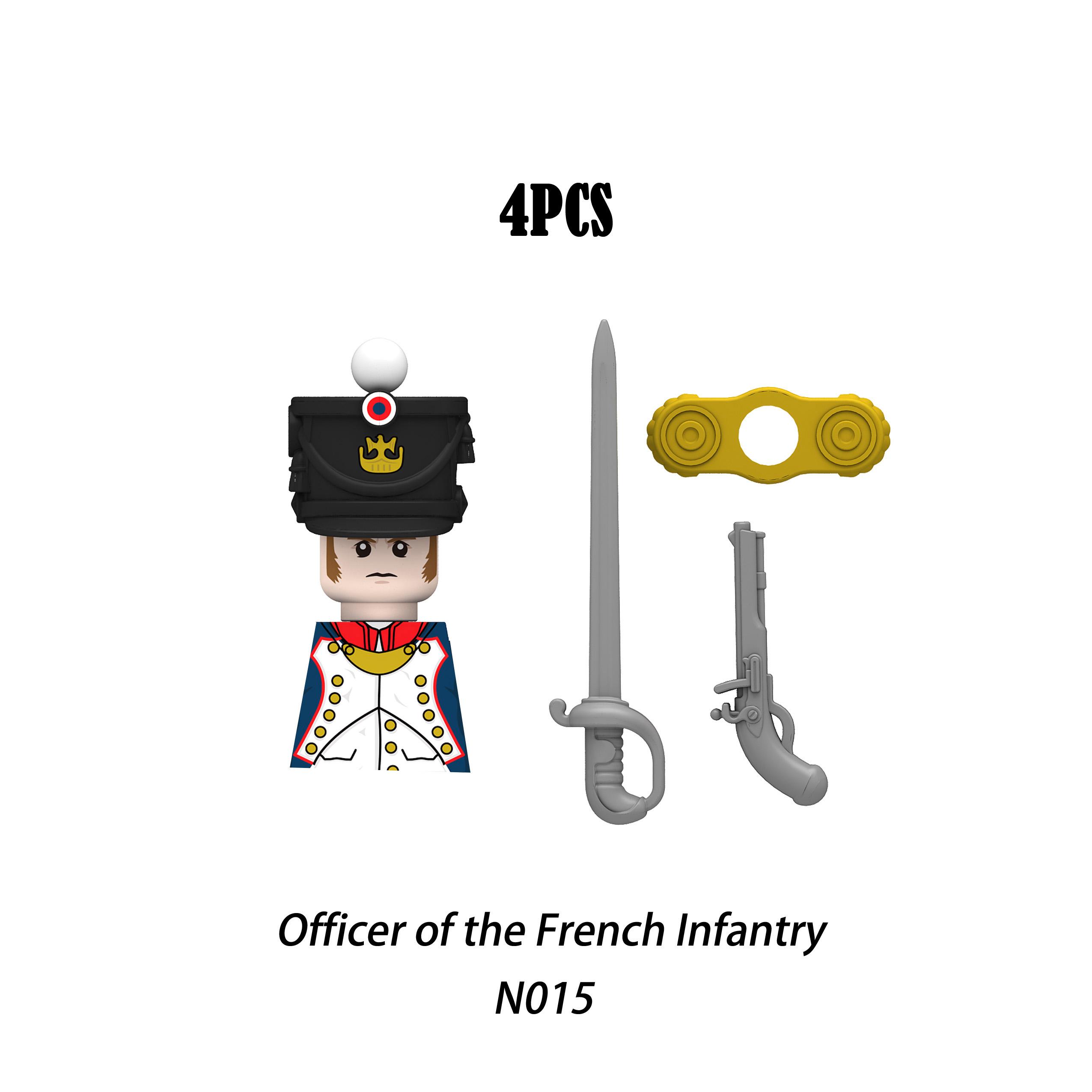 Военные Наполеоновские войны Солдаты Строительные блоки WW2 Русско-британская армия Фигурки Гвардия Пехота Оружие MOC Кирпичи Мальчик Игрушка
Военные Наполеоновские войны Солдаты Строительные блоки WW2 Русско-британская армия Фигурки Гвардия Пехота Оружие MOC Кирпичи Мальчик Игрушка