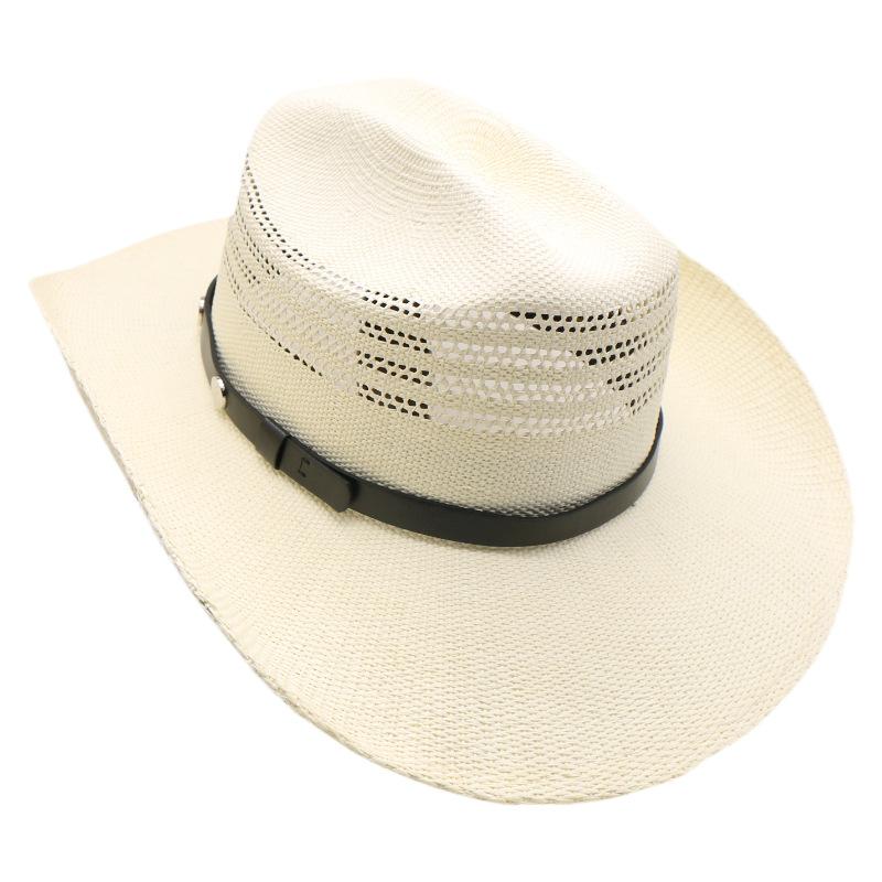 Eaby Stiff Version Woven Top Hat Knight Cowboy Hat Jazz Hat Rolled Brim Straw Hat L(58-60cm) слонова кістка
Eaby Stiff Version Woven Top Hat Knight Cowboy Hat Jazz Hat Rolled Brim Straw Hat L(58-60cm) слонова кістка