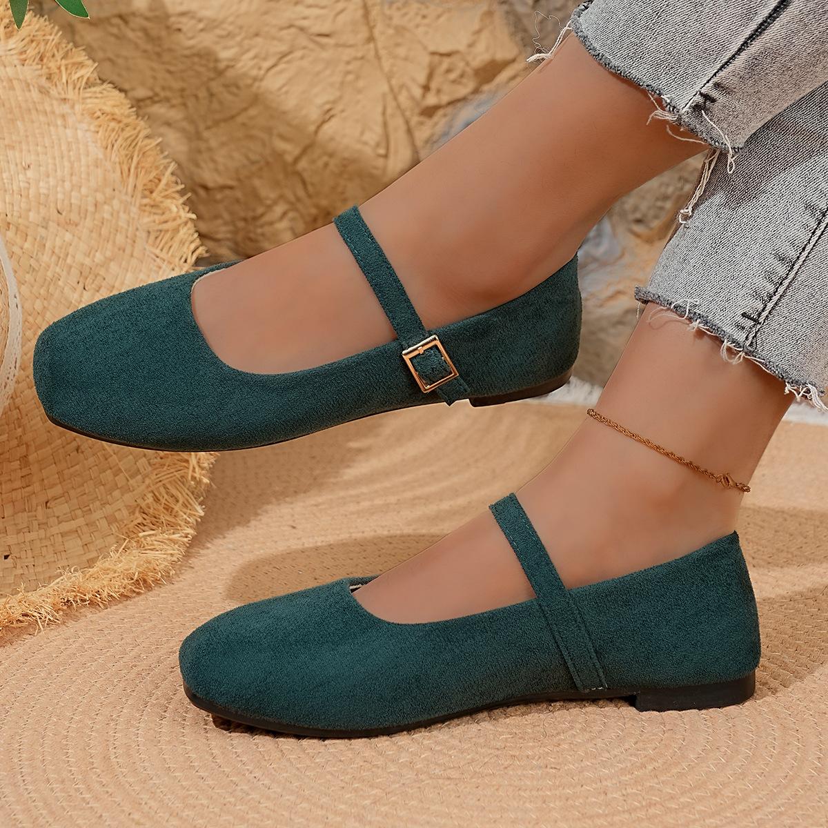Mary Jane Shoes Women Flat Shoes Female Square Head Non-slip Large Size Ballet Shoes Women 43 темно-зелений колір
Mary Jane Shoes Women Flat Shoes Female Square Head Non-slip Large Size Ballet Shoes Women 43 темно-зелений колір