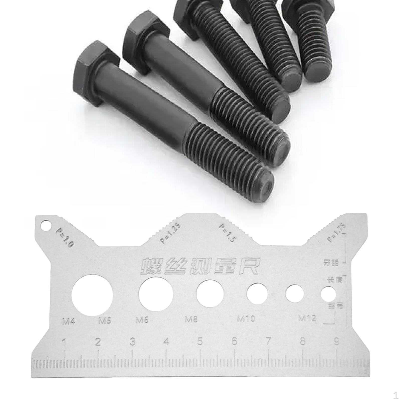 Screw Gauge High Precision Standard Metric Bolt with Clear Scale Size Measuring Tool for
Screw Gauge High Precision Standard Metric Bolt with Clear Scale Size Measuring Tool for