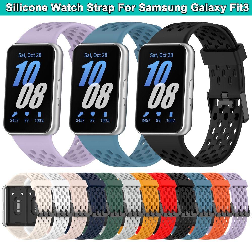 Replacement Silicone Watch Strap Smart Watchband Soft Bracelet for Samsung Galaxy Fit3
Replacement Silicone Watch Strap Smart Watchband Soft Bracelet for Samsung Galaxy Fit3