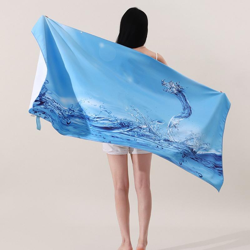Magic Mermaid Tail Beach Towel Fantasy Pink Purple Scale Polyester Bath Towel Quick Dry Sandproof Blanket for Girl Summer Trip W30*H60(CM)
Magic Mermaid Tail Beach Towel Fantasy Pink Purple Scale Polyester Bath Towel Quick Dry Sandproof Blanket for Girl Summer Trip W30*H60(CM)