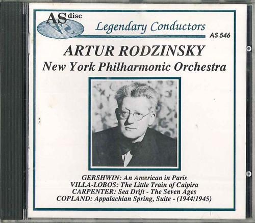 CD ARTUR RODZINSKY - Gershwin,villa-lobos,copland AS546 ASDISC Non Japan Classical Used
CD ARTUR RODZINSKY - Gershwin,villa-lobos,copland AS546 ASDISC Non Japan Classical Used