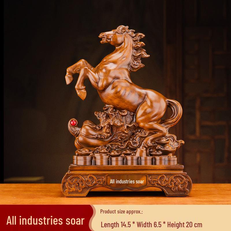Zodiac Horse Figurine with Cabbage - Symbol of Success for Living Room, Office, or as a Gift for Reception and Relocation.
Zodiac Horse Figurine with Cabbage - Symbol of Success for Living Room, Office, or as a Gift for Reception and Relocation.