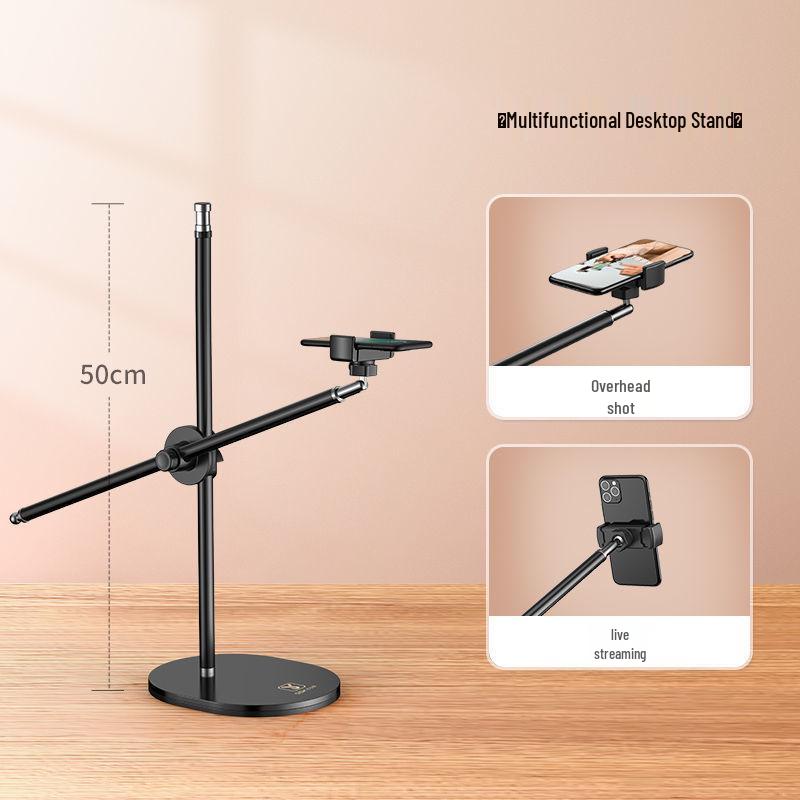 Professional Mobile Phone Stand with Fill Light for Live Broadcast and Video Shooting
Professional Mobile Phone Stand with Fill Light for Live Broadcast and Video Shooting