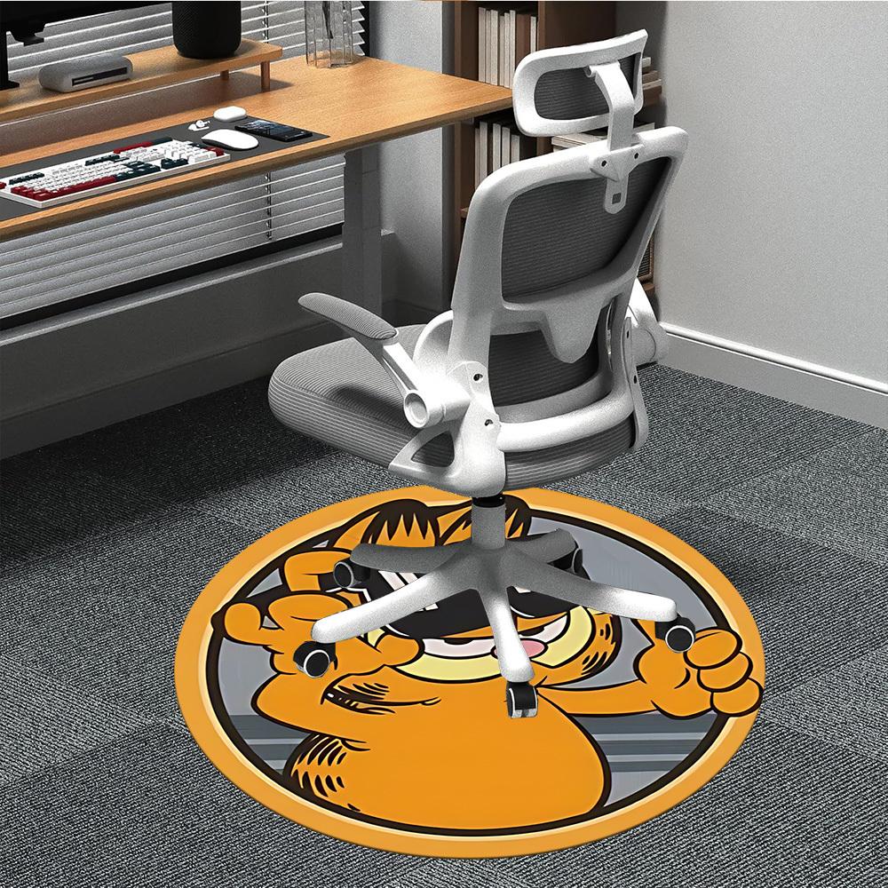 1pc Garfield Cat Office Round Area Rug, Under Office Chairs Bedroom Living Room Home Decor, Available in Various Sizes 80cm by 80cm
1pc Garfield Cat Office Round Area Rug, Under Office Chairs Bedroom Living Room Home Decor, Available in Various Sizes 80cm by 80cm