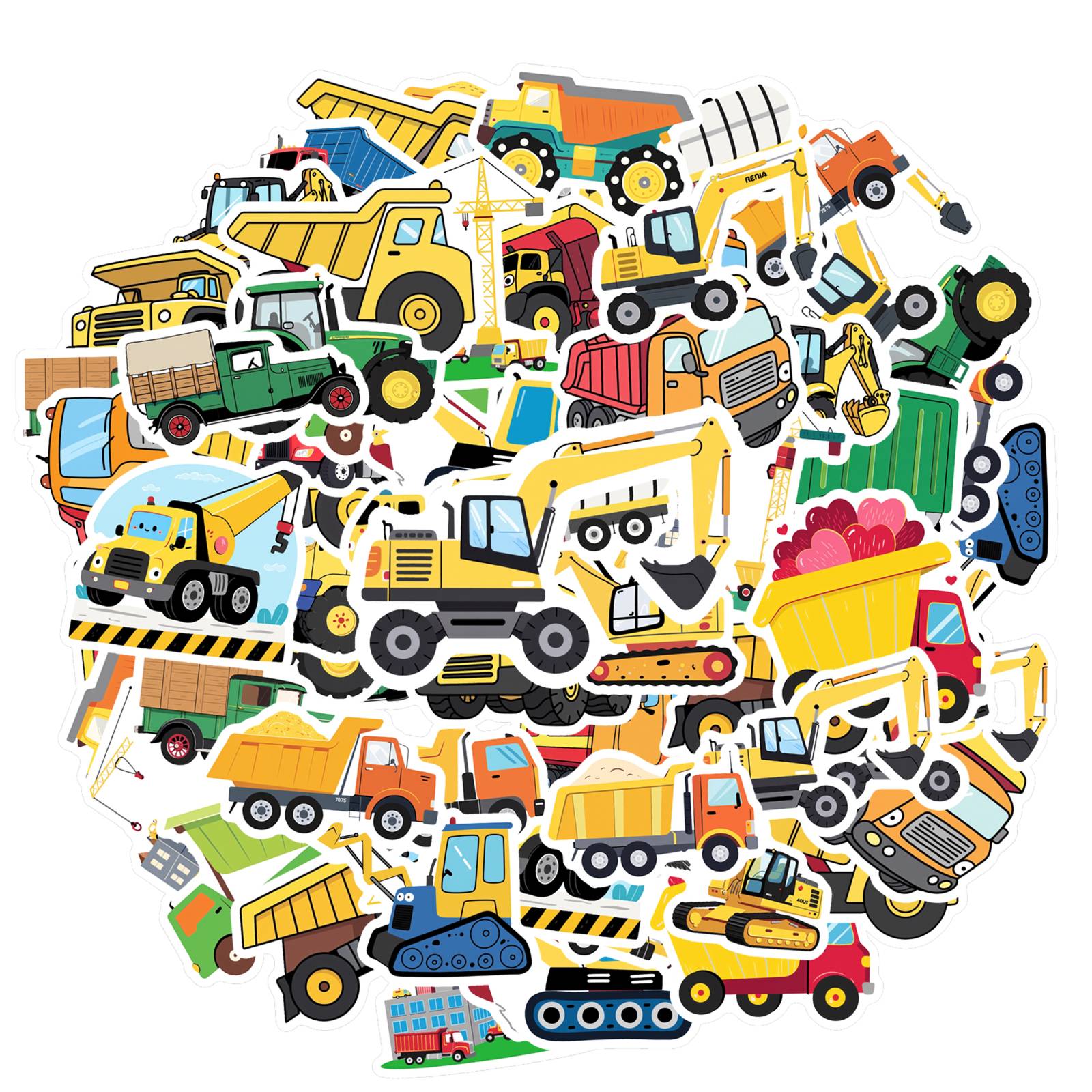 35pcs Cartoon Construction Vehicles Stickers Colorful Trucks Stickers Graffiti Decals For Laptop Luggage Scrapbook
35pcs Cartoon Construction Vehicles Stickers Colorful Trucks Stickers Graffiti Decals For Laptop Luggage Scrapbook