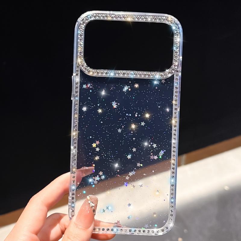 Блестящий чехол с блестками и камерой в виде бриллианта для iPhone 17 Air 16 15 14 13 Pro Max 16Plus Прозрачный сверкающий чехол с пайетками в виде звезд iPhone17 Pro
Блестящий чехол с блестками и камерой в виде бриллианта для iPhone 17 Air 16 15 14 13 Pro Max 16Plus Прозрачный сверкающий чехол с пайетками в виде звезд iPhone17 Pro