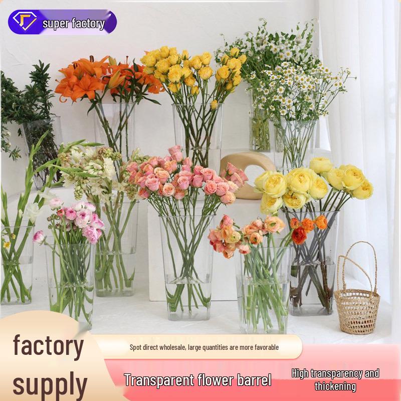 Influencer Crystal Clear Flower Growing and Arrangement Bucket - Durable, Transparent Vase for Fresh Flower Displays, Ideal for Flower Shop Decor
Influencer Crystal Clear Flower Growing and Arrangement Bucket - Durable, Transparent Vase for Fresh Flower Displays, Ideal for Flower Shop Decor