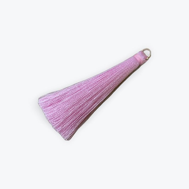 TEA MYONG tassel charm fringe With jump ring decorative tassel 6cm polyester material YT-1 (fresh pink, 1)
TEA MYONG tassel charm fringe With jump ring decorative tassel 6cm polyester material YT-1 (fresh pink, 1)