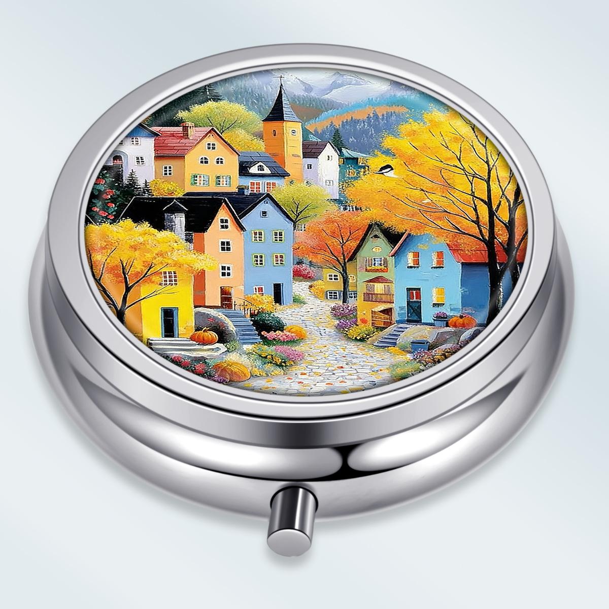 Portable Pill Box with 3 Compartments, Mini Metal Medicine Organizer Case, Cute Printed Pill Container for Vitamins, Pills, Jewelry, Travel, Daily Use разноцветный
Portable Pill Box with 3 Compartments, Mini Metal Medicine Organizer Case, Cute Printed Pill Container for Vitamins, Pills, Jewelry, Travel, Daily Use разноцветный