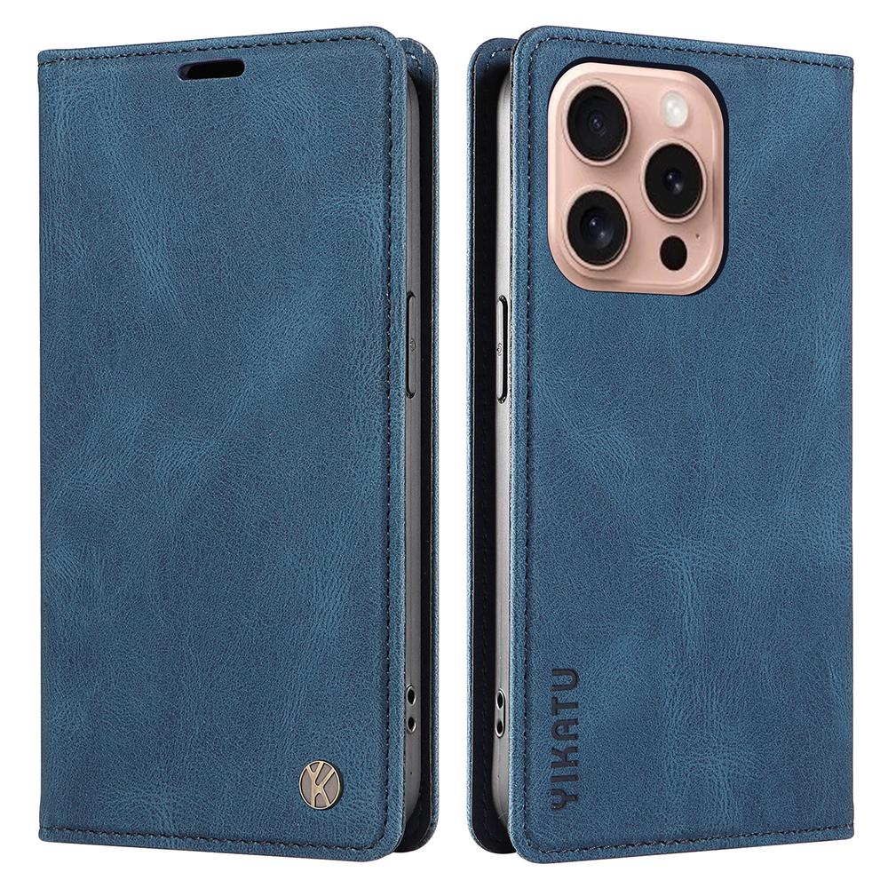 YIKATU YK-004 For iPhone 16 Pro Case Leather Phone Cover Magnetic Absorption Stand Function H
YIKATU YK-004 For iPhone 16 Pro Case Leather Phone Cover Magnetic Absorption Stand Function H