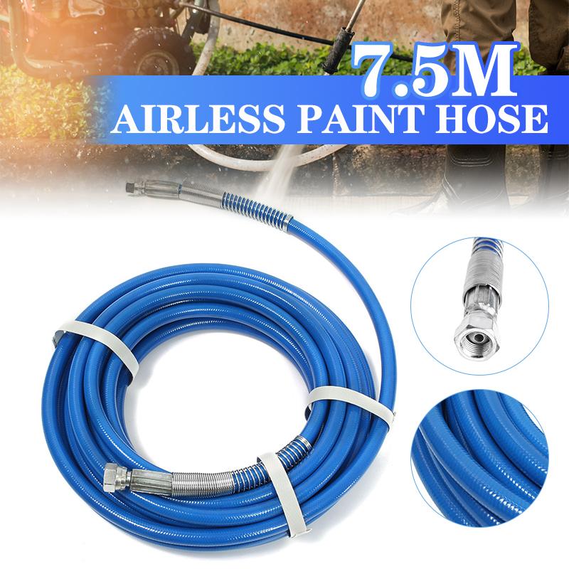7.5m Airless Spray Hose High Pressure Cleaner Pipe 1/4inch 5000PSI Airless Sprayer Paint Hose Spray Gun Water Pipe Cleaning Tool United States
7.5m Airless Spray Hose High Pressure Cleaner Pipe 1/4inch 5000PSI Airless Sprayer Paint Hose Spray Gun Water Pipe Cleaning Tool United States