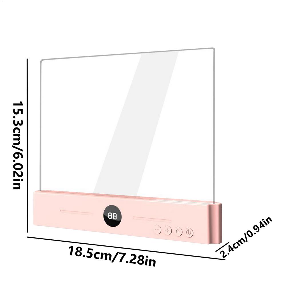 Flat Reading Light with Timer Portable Transparent Bed Reading LED Book Light Panel for Bedtime Night Library Bedroom Home рожевий
Flat Reading Light with Timer Portable Transparent Bed Reading LED Book Light Panel for Bedtime Night Library Bedroom Home рожевий