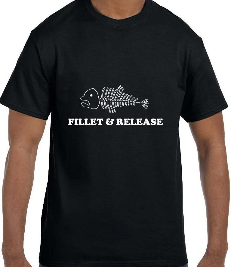Funny Fishing Fish Bones Fillet and Release T shirt T shirt S
Funny Fishing Fish Bones Fillet and Release T shirt T shirt S