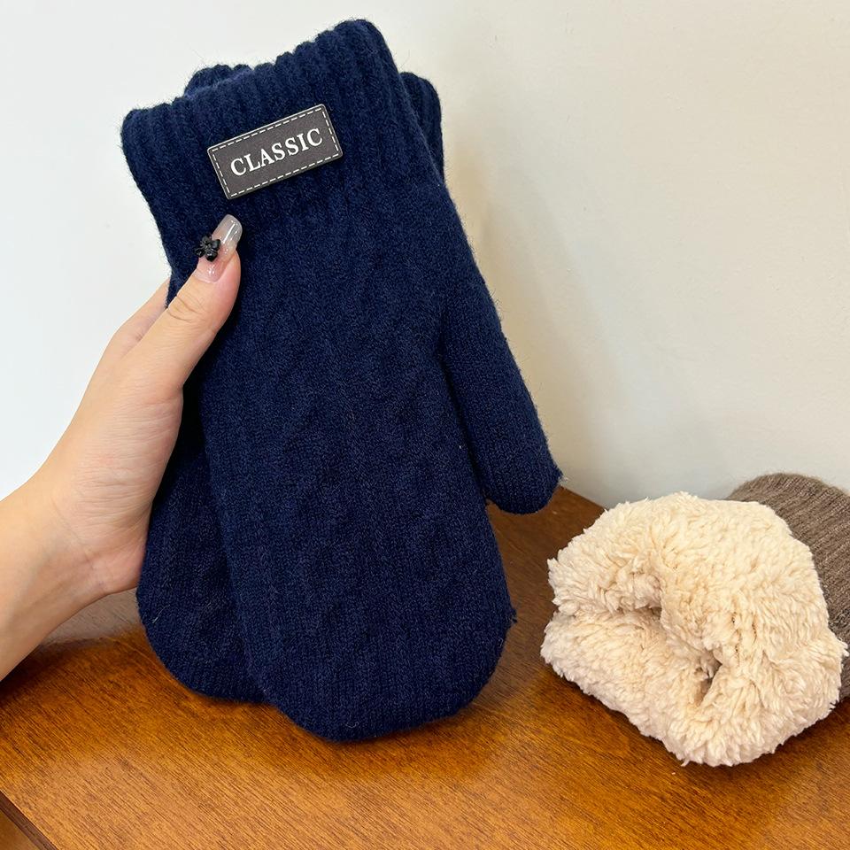 Men s Windproof Knitted Warm Gloves Double layer fleece thickened Темно-синій
Men s Windproof Knitted Warm Gloves Double layer fleece thickened Темно-синій