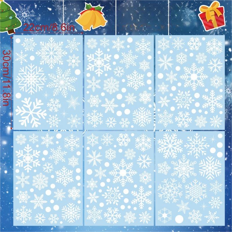 1set Snowflake Electrostatic Wall Stickers Kids Room Window Car Christmas Decoration Decals New Year Wallpaper
1set Snowflake Electrostatic Wall Stickers Kids Room Window Car Christmas Decoration Decals New Year Wallpaper