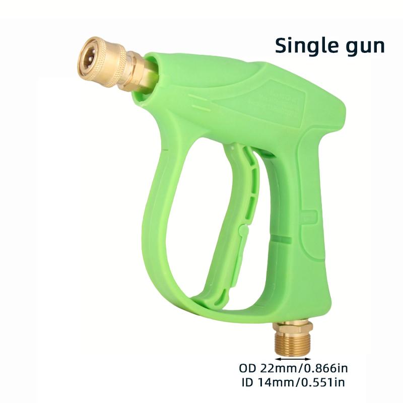 Heavy - Duty 1/4 Quick Connect Pressure Washer Gun, M22 - 14 Thread, 5 Nozzles For Jet Washer & Patio Clean
Heavy - Duty 1/4 Quick Connect Pressure Washer Gun, M22 - 14 Thread, 5 Nozzles For Jet Washer & Patio Clean
