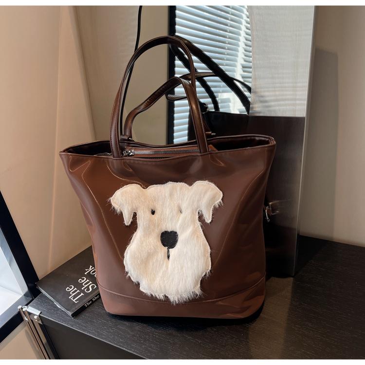 Korean version of fashion big bag women s large-capacity armpit bag 2024 new plush puppy tote bag backpack темно-коричневого кольору
Korean version of fashion big bag women s large-capacity armpit bag 2024 new plush puppy tote bag backpack темно-коричневого кольору