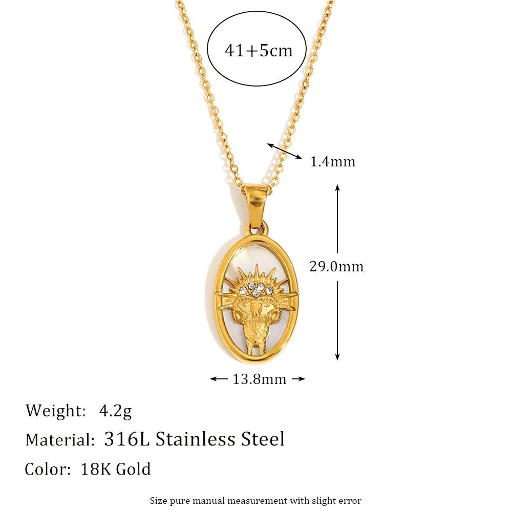 E.B.belle New Design Stainless Steel Constellation Pendant Necklace Gold Plated Party Fashion Women Neck Jewelry
E.B.belle New Design Stainless Steel Constellation Pendant Necklace Gold Plated Party Fashion Women Neck Jewelry