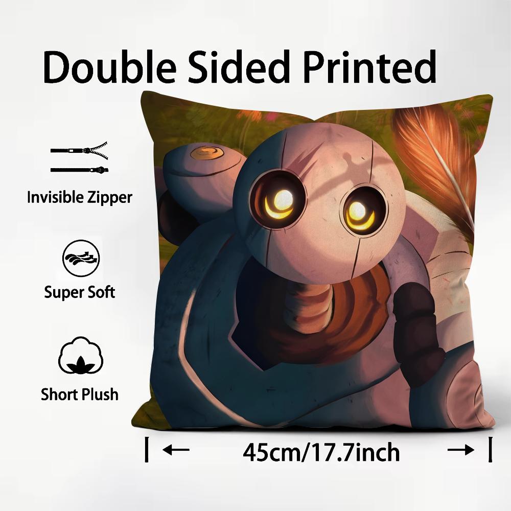 The WWild RobotT Cartoon Cushion Cover Plush Fabric Soft DoubleSided Printed Sofa Warm Winter Home Child Gift Pillow Case 30x30cm
The WWild RobotT Cartoon Cushion Cover Plush Fabric Soft DoubleSided Printed Sofa Warm Winter Home Child Gift Pillow Case 30x30cm