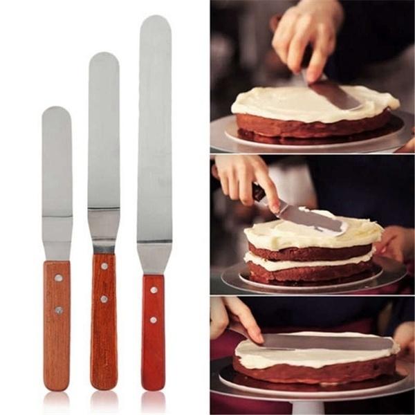 L Shape Curved Cake Icing Spatula Wooden Handle Stainless Steel Cake Cream Scraper 6 inch-Silver
L Shape Curved Cake Icing Spatula Wooden Handle Stainless Steel Cake Cream Scraper 6 inch-Silver
