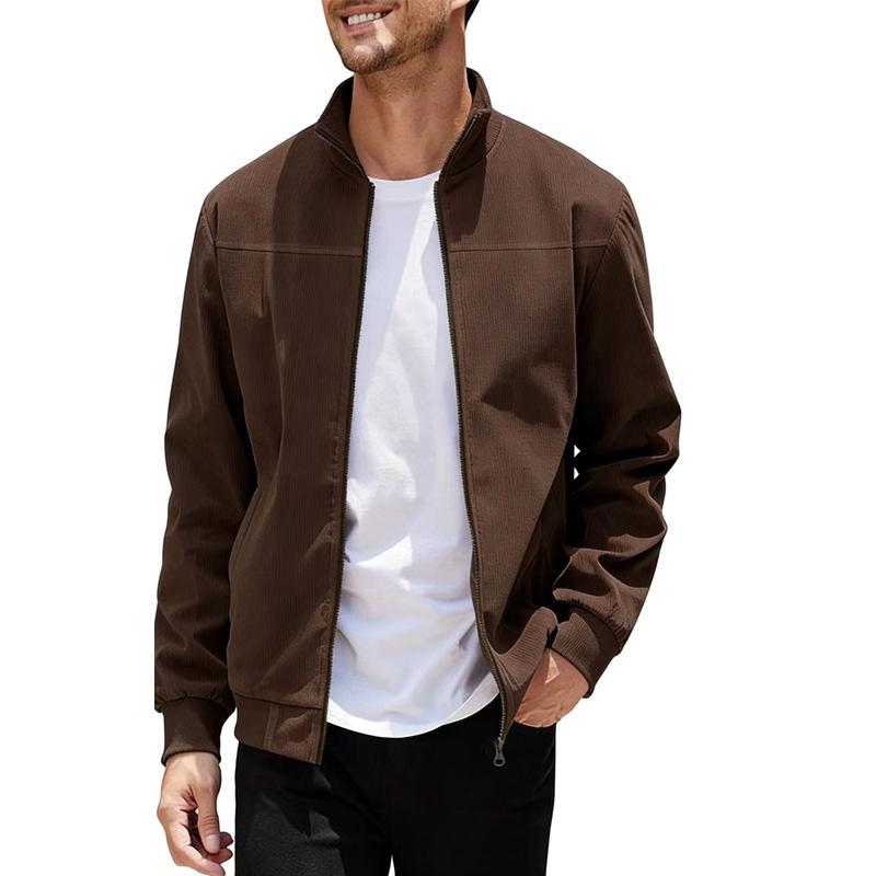 Men’s Plus Size Corduroy Zipper Lapel Jacket - Autumn Casual Outerwear XL темно-коричневого кольору
Men’s Plus Size Corduroy Zipper Lapel Jacket - Autumn Casual Outerwear XL темно-коричневого кольору