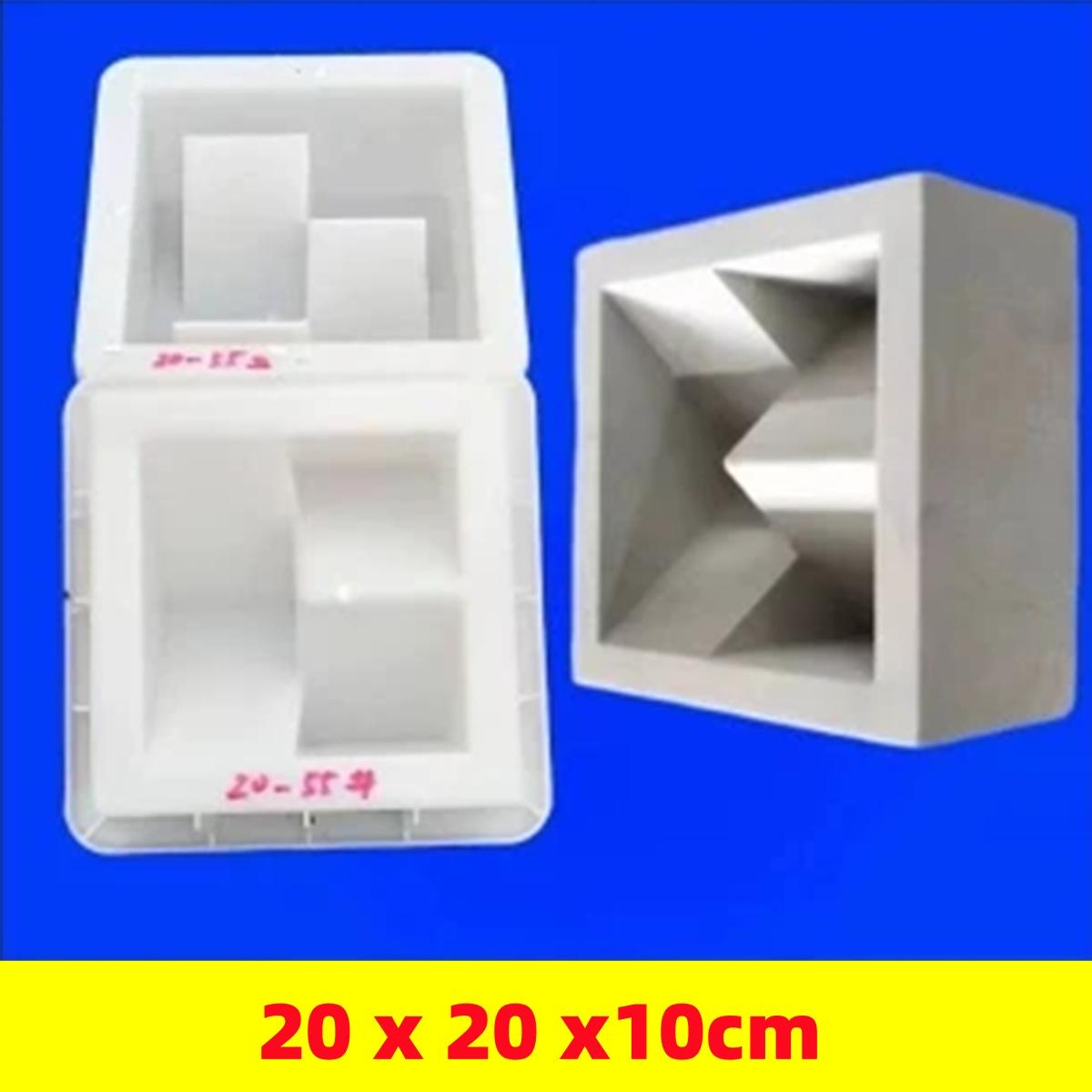 20x20x10cm Cement Antique Hollow Brick Mold Carving Anti-Slip Concrete Plastic Paving Mold Cement Leveling Shovel Paving Tools
20x20x10cm Cement Antique Hollow Brick Mold Carving Anti-Slip Concrete Plastic Paving Mold Cement Leveling Shovel Paving Tools