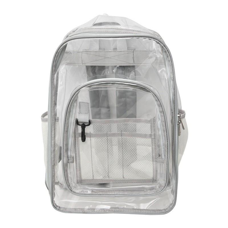 Environment-friendly PVC Transparent Backpack Fashionable Waterproof College Student Schoolbag Jelly Bag сірий
Environment-friendly PVC Transparent Backpack Fashionable Waterproof College Student Schoolbag Jelly Bag сірий