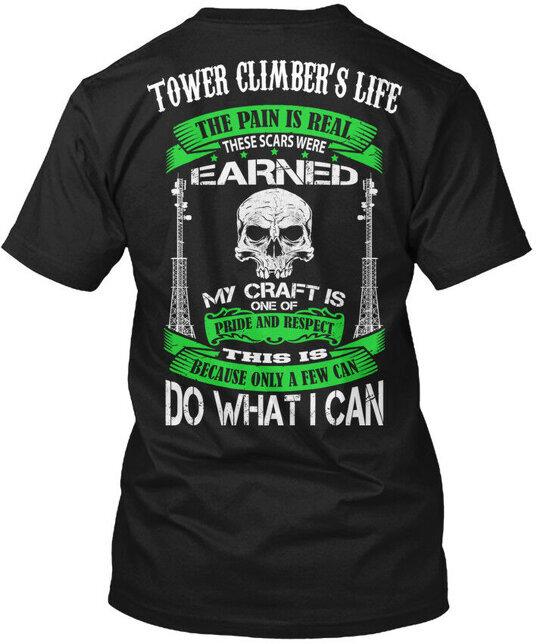 Tower Climber Pride And Respect Climbers Life T-Shirt Made in USA Size S to 5XL XL
Tower Climber Pride And Respect Climbers Life T-Shirt Made in USA Size S to 5XL XL