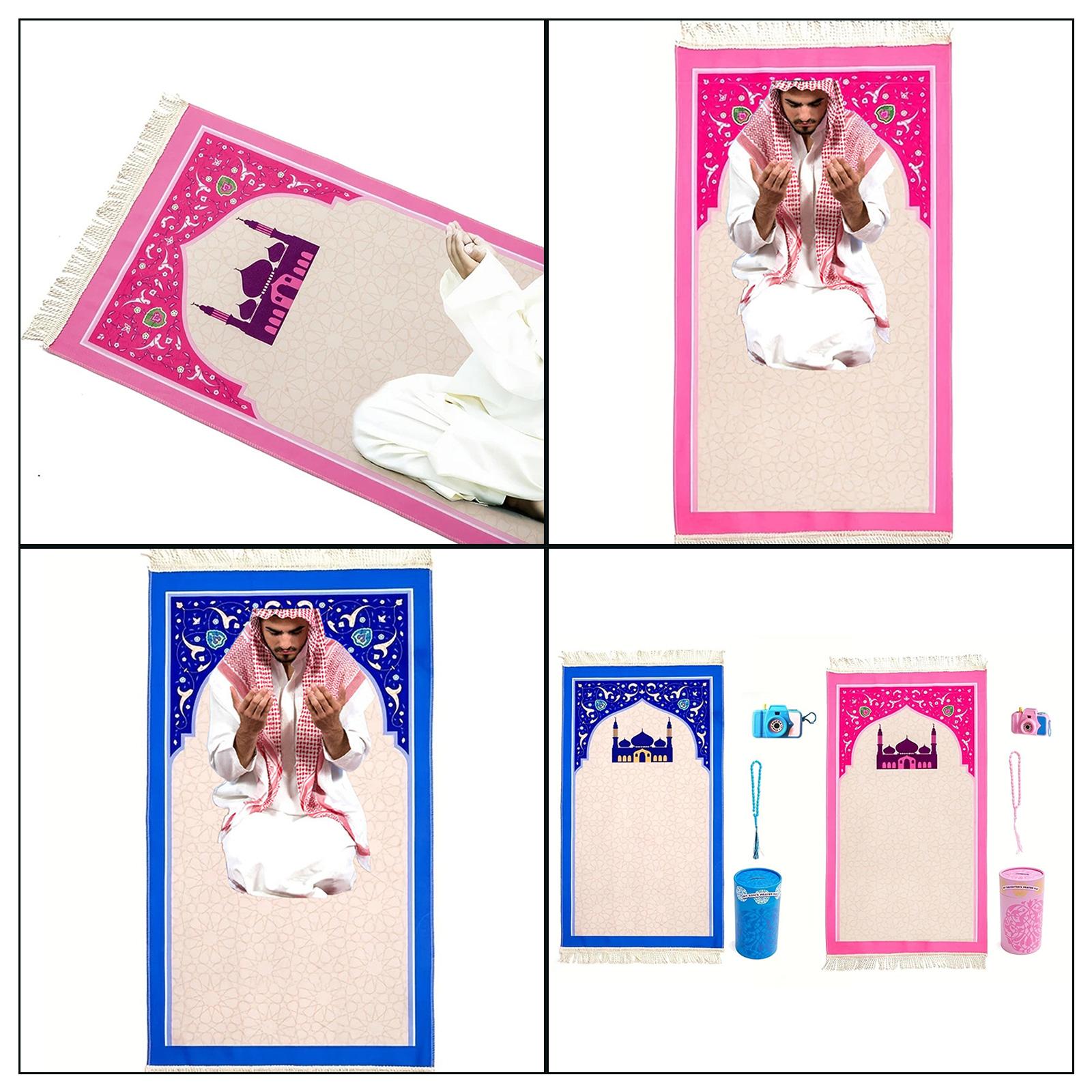 Muslims Children Prayer Blanket with Cushion Pillow Portable Carpet Soft Muslims Prayer Rugs Ramadans Gifts Pray Mats рожевий
Muslims Children Prayer Blanket with Cushion Pillow Portable Carpet Soft Muslims Prayer Rugs Ramadans Gifts Pray Mats рожевий