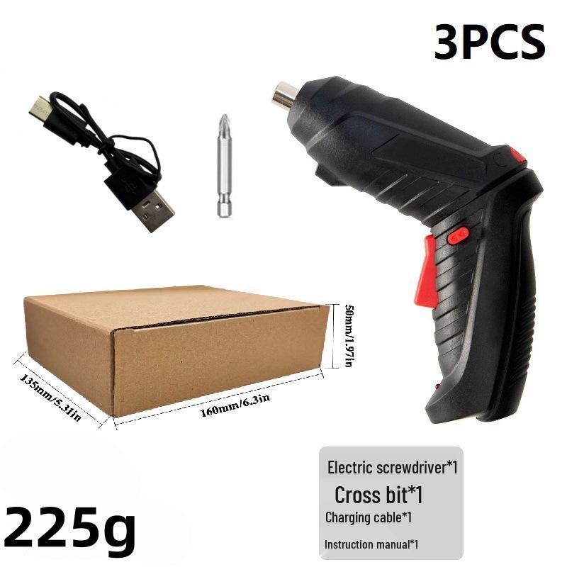 Multi-Functional Rechargeable Handheld Electric Screwdriver & Drill with Lithium Battery
Multi-Functional Rechargeable Handheld Electric Screwdriver & Drill with Lithium Battery