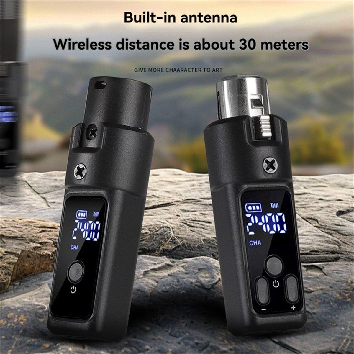 UHF Wireless Microphone Converter XLR Rechargeable Transmitter & Receiver Microphone for 0V Dynamic Microphones China Mainland
UHF Wireless Microphone Converter XLR Rechargeable Transmitter & Receiver Microphone for 0V Dynamic Microphones China Mainland