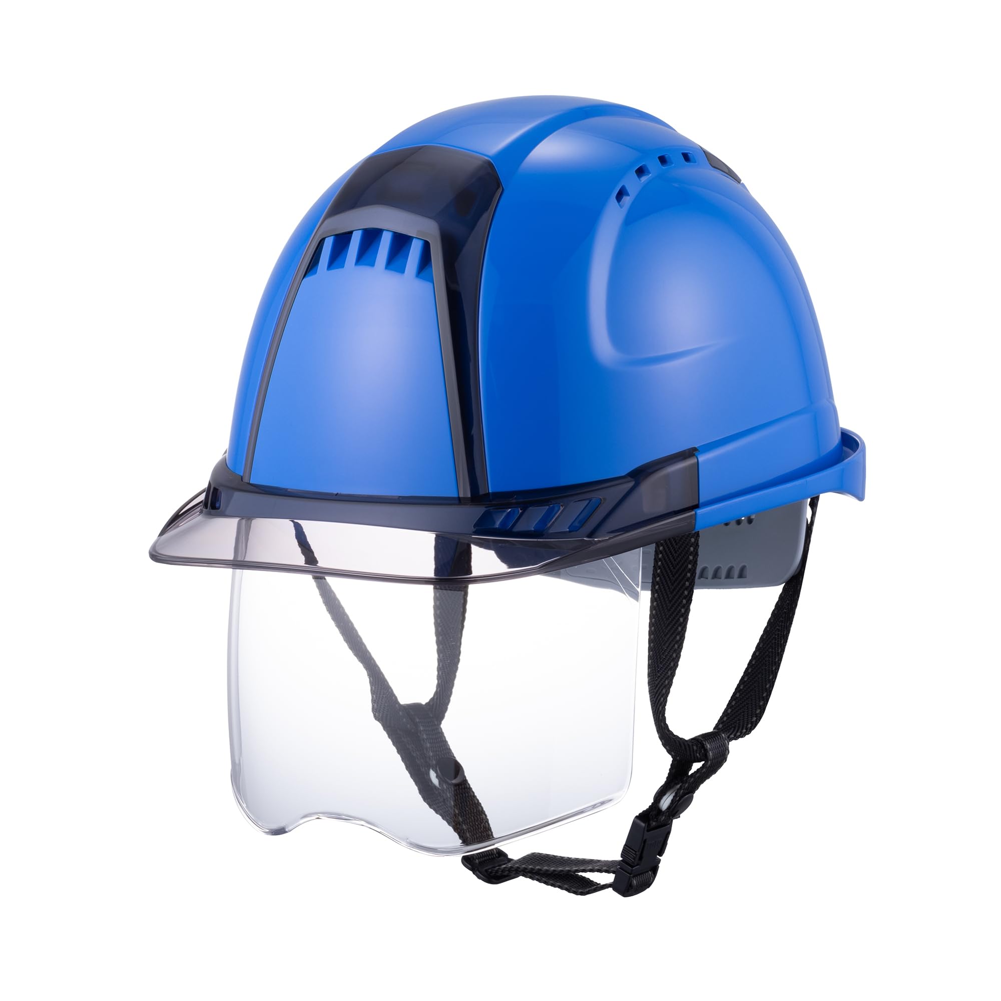 TOYO SAFETY Shield Helmet Venti Plus с пенополистиролом Royal Blue/Smoke/Clear No.391F-SC
TOYO SAFETY Shield Helmet Venti Plus с пенополистиролом Royal Blue/Smoke/Clear No.391F-SC