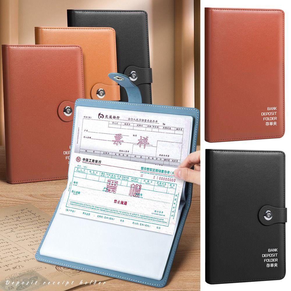 Waterproof Bank Deposit Folder Transparent Inner Page Bill Storage Portable Exchange Sorting Book 1# Black
Waterproof Bank Deposit Folder Transparent Inner Page Bill Storage Portable Exchange Sorting Book 1# Black