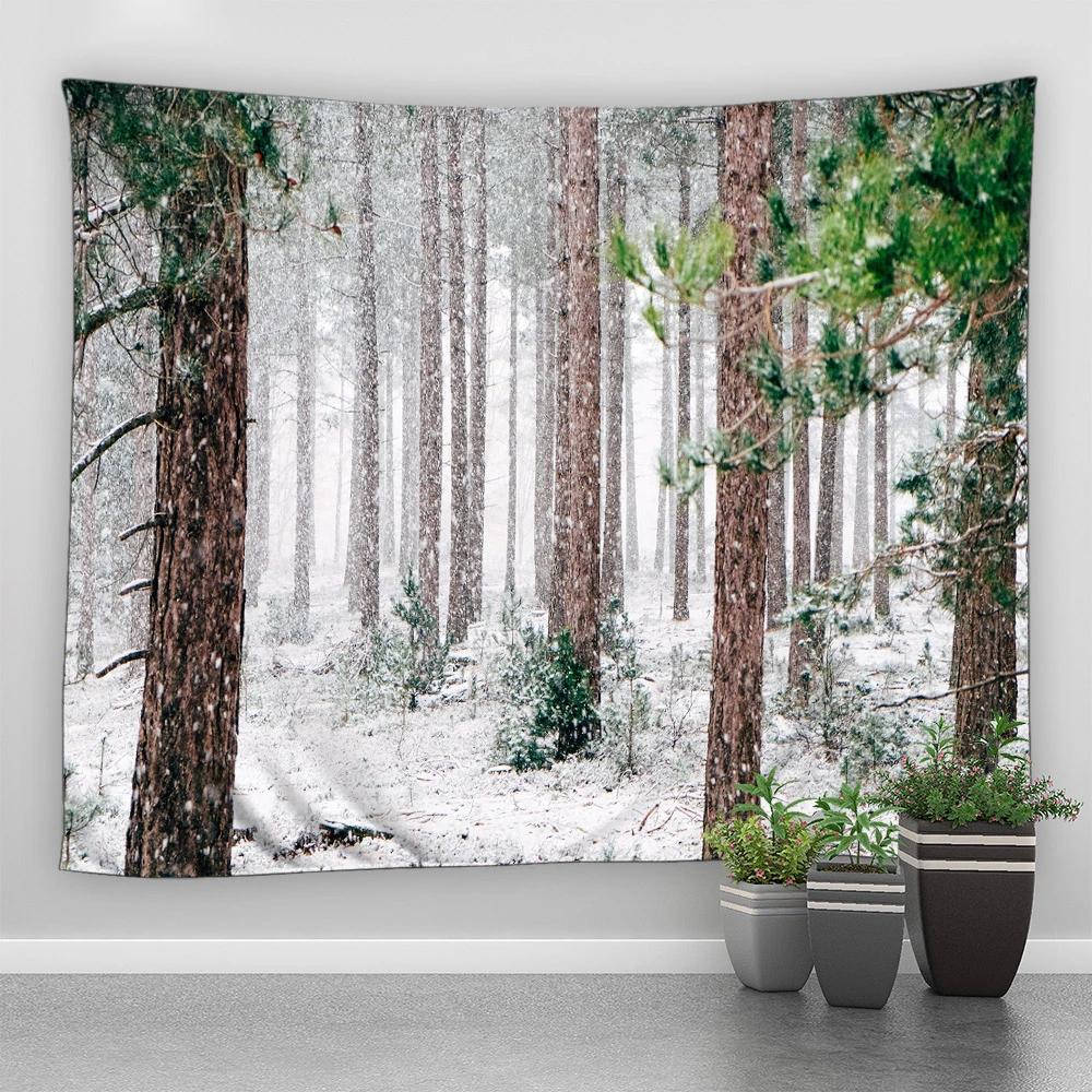 Winter Wonderland Tapestry Snowy Forest Deer Scene Unique Wall Art for Home Decor Living Room Seasonal Gift 74x94cm(29x37in)
Winter Wonderland Tapestry Snowy Forest Deer Scene Unique Wall Art for Home Decor Living Room Seasonal Gift 74x94cm(29x37in)