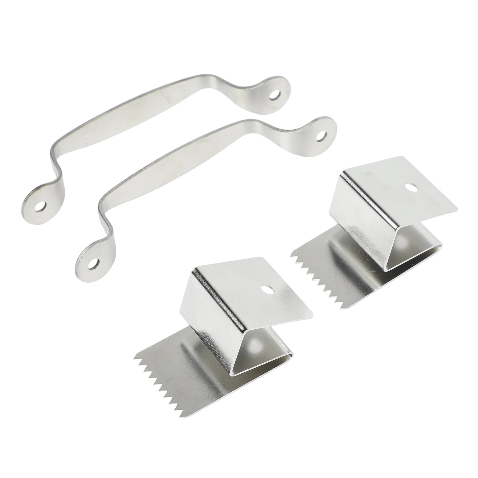 Secure Window Clips for 1/2 Inch Thick For Plywood Hurricane Panels with 16 Clips and 4 Handles for Effective Storm Protection Silver
Secure Window Clips for 1/2 Inch Thick For Plywood Hurricane Panels with 16 Clips and 4 Handles for Effective Storm Protection Silver