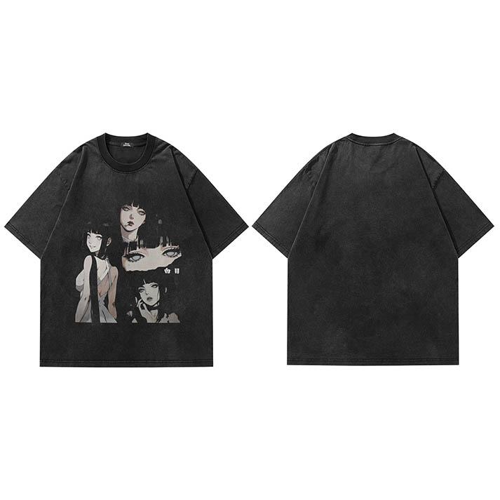 Men T Shirt Streetwear Hip Hop Oversized T Shirt Japanese Anime Cartoon Girl Graphic Tshirt Cotton Harajuku Tops Tees Dope S
Men T Shirt Streetwear Hip Hop Oversized T Shirt Japanese Anime Cartoon Girl Graphic Tshirt Cotton Harajuku Tops Tees Dope S