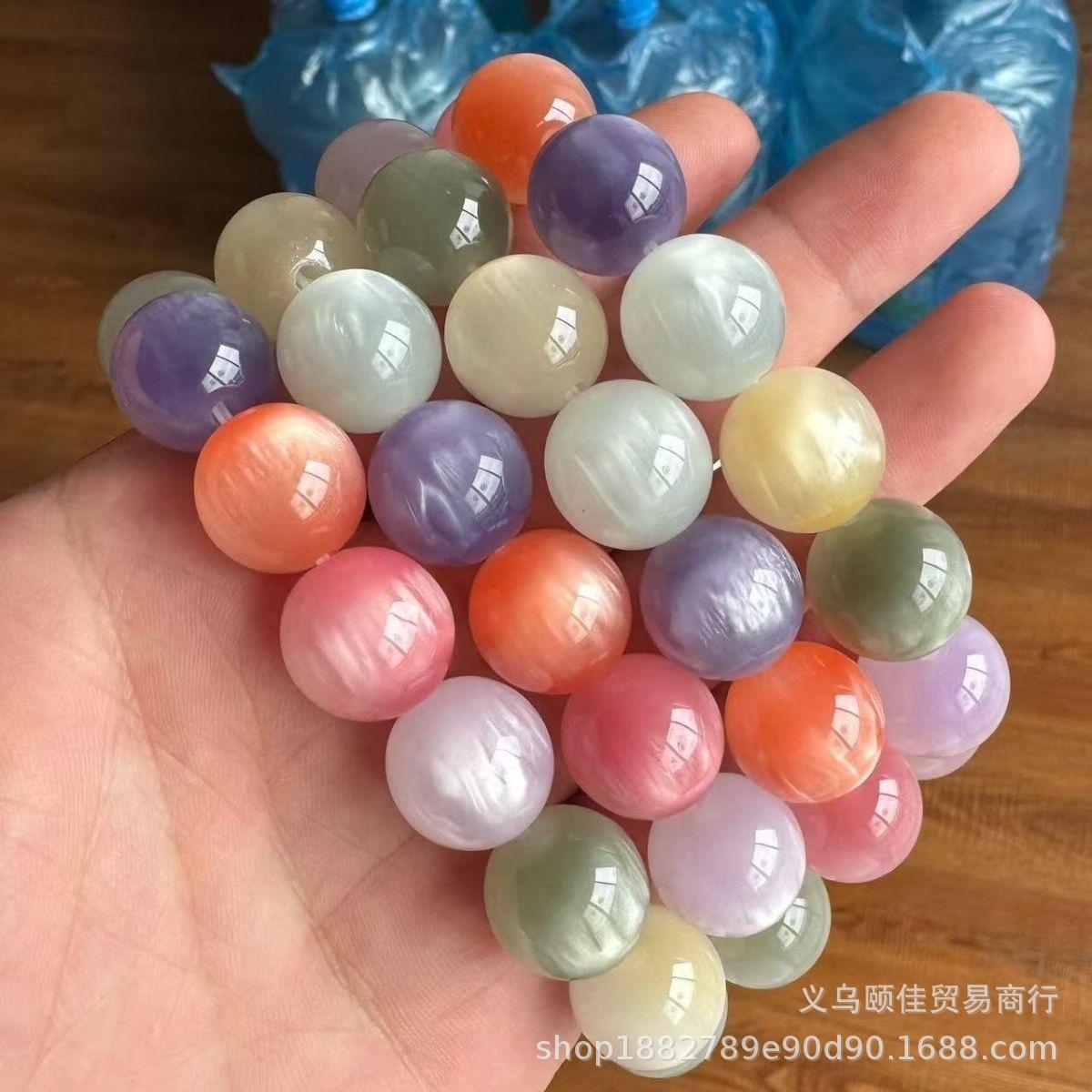 Seven-Color Changing Glitter Bracelet with UV Light & Gold Foil 10mm
Seven-Color Changing Glitter Bracelet with UV Light & Gold Foil 10mm
