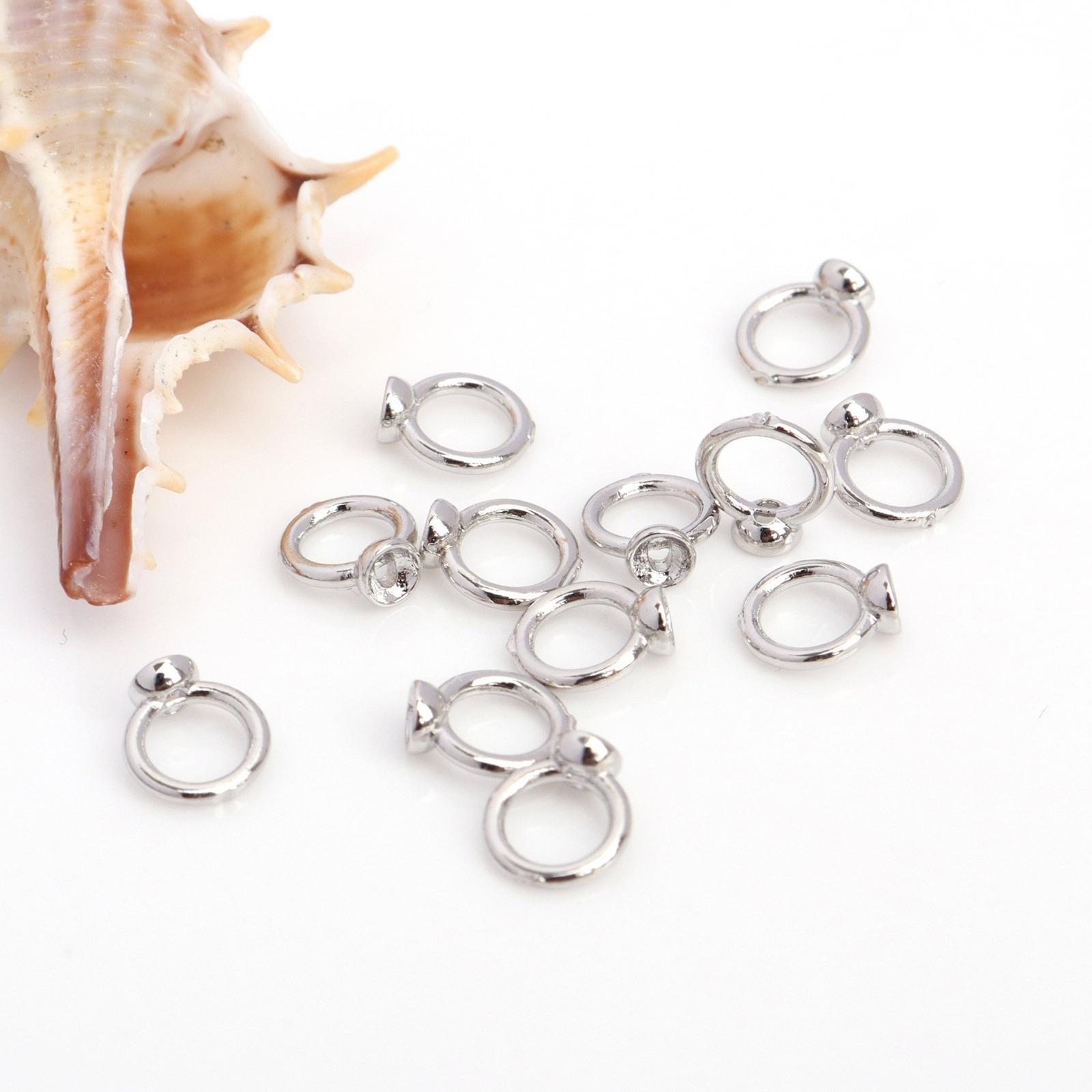 10/20PCs Brass Bead Tip With Hole Connector Rings Caps End Caps For Jewelry Making Pearl Bracelet Necklace Accessory Round 7.2mm 10pcs
10/20PCs Brass Bead Tip With Hole Connector Rings Caps End Caps For Jewelry Making Pearl Bracelet Necklace Accessory Round 7.2mm 10pcs