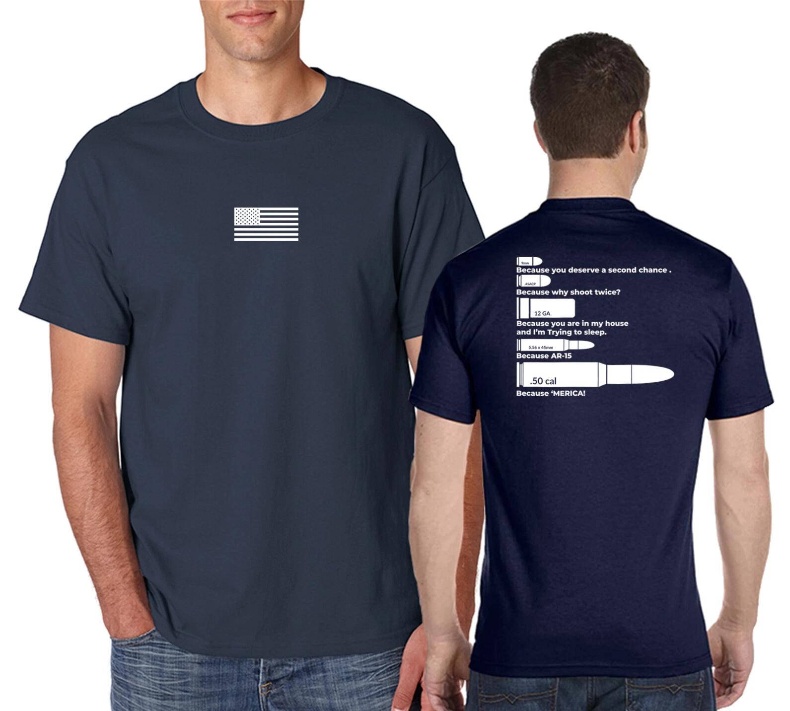 .50 Caliber AMERICAN BULLETS T-Shirt 2nd Amendment Gun Rights NRA on S-6XL Tee S
.50 Caliber AMERICAN BULLETS T-Shirt 2nd Amendment Gun Rights NRA on S-6XL Tee S