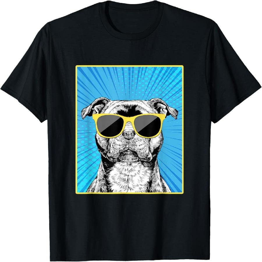 Staffordshire Bull Terrier Portrait Pop Art Staffy Dog Lover T-Shirt for Men Women Kids XXXXXL чорний
Staffordshire Bull Terrier Portrait Pop Art Staffy Dog Lover T-Shirt for Men Women Kids XXXXXL чорний