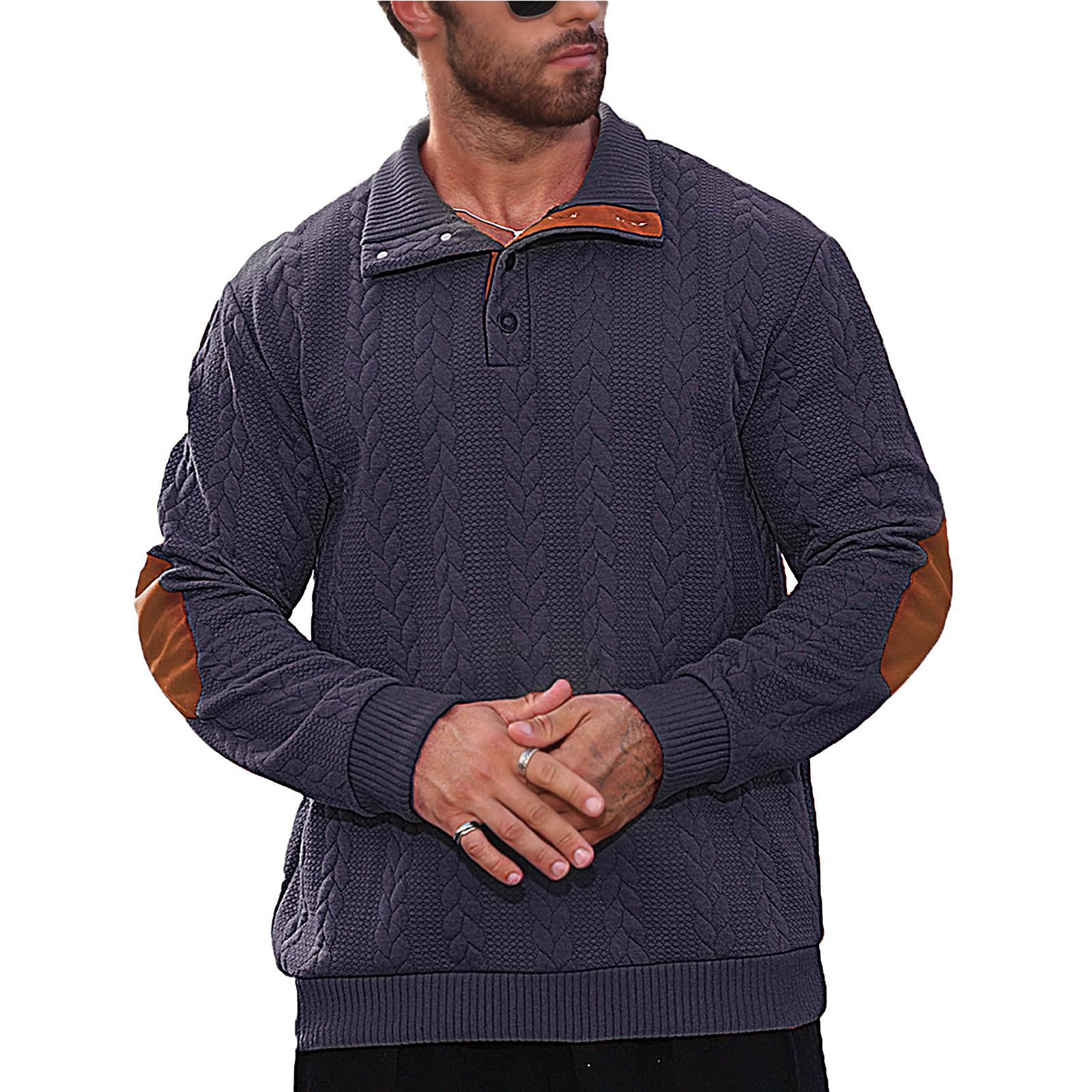 Men s Jacquard Polo Shirt Henry Collar Long-Sleeved Patchwork Embroidered Pullover Casual Men s Sweatshirt XXXL
Men s Jacquard Polo Shirt Henry Collar Long-Sleeved Patchwork Embroidered Pullover Casual Men s Sweatshirt XXXL