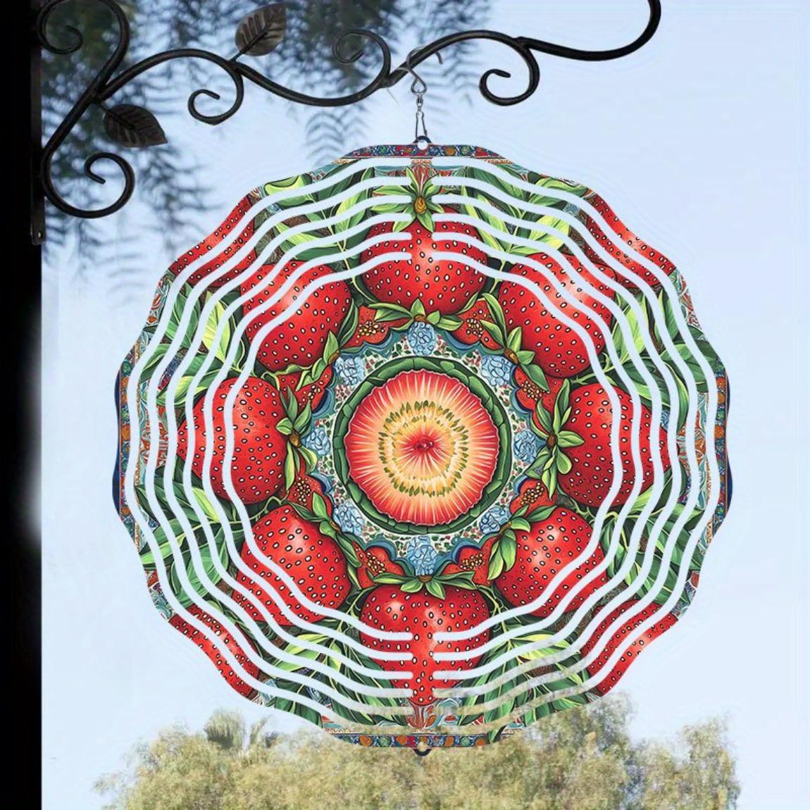 Vibrant Strawberry Wind Spinner for Outdoor Garden Decor Colorful Metal Wind Activated Spinner for Patio Yard Art Durable Floral Design Thanksgiving
Vibrant Strawberry Wind Spinner for Outdoor Garden Decor Colorful Metal Wind Activated Spinner for Patio Yard Art Durable Floral Design Thanksgiving