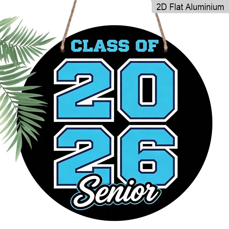 2D Flat Aluminum 2026 Graduation-themed Wall Hanging Is Available in Multiple Sizes. Its American College Black and Blue Varsity Team Style Design 7.87×7.87inch
2D Flat Aluminum 2026 Graduation-themed Wall Hanging Is Available in Multiple Sizes. Its American College Black and Blue Varsity Team Style Design 7.87×7.87inch